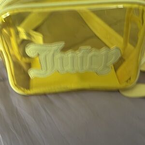 Juicy Couture Vibrant Yellow Clear Bag
